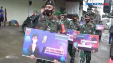 Aparat TNI di Makassar...