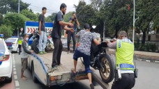 Razia Kendaraan di Kawasan...