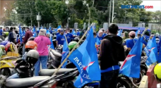 Ratusan Simpatisan Partai...