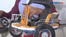 Uniknya Miniatur Becak...