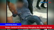 Pelaku Jambret di Palembang...