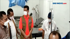 Kepala BNPB Tinjau Korban...