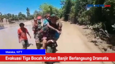 Evakuasi Tiga Bocah...