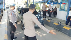 Polisi Sekat Jalur Pemudik...