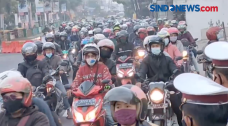 Pemudik Motor di Cirebon...