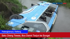 Bus Damri Terjun ke...