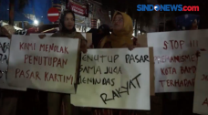 Kericuhan Pedagang dengan...