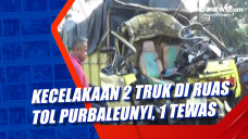 Kecelakaan 2 Truk di...
