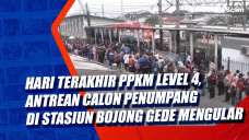 Hari Terakhir PPKM Level...