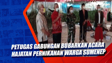 Petugas Gabungan Bubarkan...