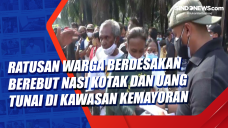 Ratusan Warga Berdesakan...