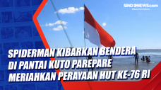 Spiderman Kibarkan Bendera...