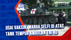 Usai Vaksin, Warga Selfi...
