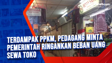 Terdampak PPKM, Pedagang...