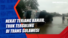 Nekat Terjang Banjir,...