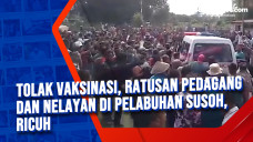 Tolak Vaksinasi, Ratusan...