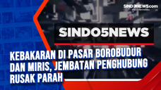 Kebakaran di Pasar Borobudur...
