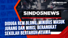 Diduga Rem Blong, Minibus...