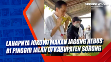 Lahapnya Jokowi Makan...