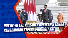 HUT ke-76 TNI, Presiden...