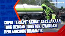 Sopir Terjepit Akibat...