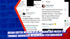 Hujan Kritik Mengalir...