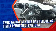 Truk Tabrak Minibus...