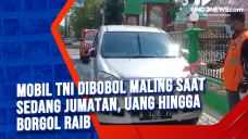 Mobil TNI Dibobol Maling...