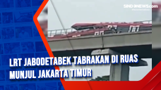 LRT Jabodetabek Tabrakan...
