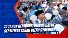 70 Tahun Berjuang, Warga...