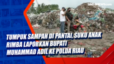 Tumpuk Sampah di Pantai,...