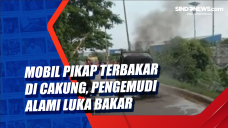 Mobil Pikap Terbakar...