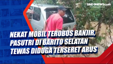 Nekat Mobil Terobos...