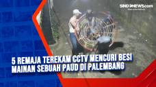 5 Remaja Terekam CCTV...