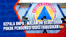 Kepala BNPB : Malam...