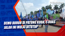 Demo Buruh di Patung...