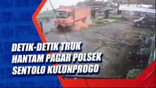 Detik-Detik Truk Hantam...