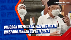 Omicron Ditemukan, Wapres...