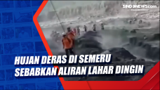 Hujan Deras di Semeru...