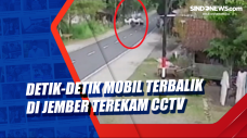 Detik-Detik Mobil Terbalik...