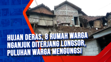 Hujan Deras, 8 Rumah...