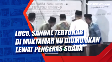Lucu, Sandal Tertukar...