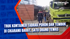 Truk Kontainer Tabrak...