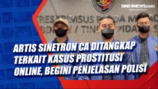 Artis Sinetron CA Ditangkap...