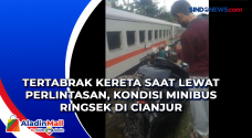 Tertabrak Kereta saat...