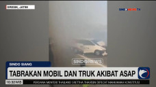Terhalang Asap Kebakaran...