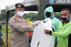 Amankan PSBB, Ditsamapta...