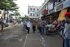 Cegah Corona, Area Pasar...