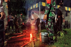 TNI-Polri di Lingga...