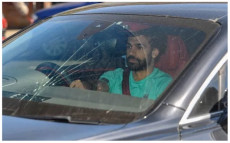 Kaca Mobil Mohamed Salah...